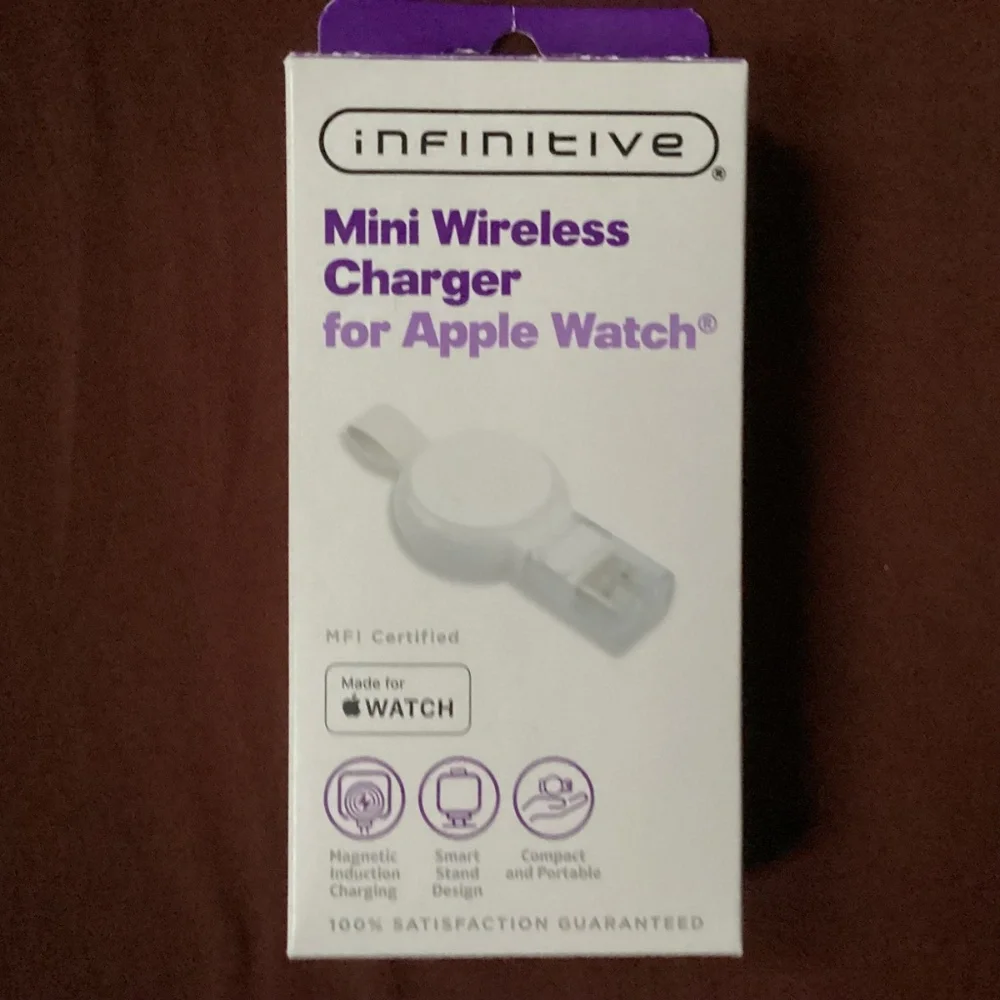 Infinitive Mini Wireless Charger for Apple Watch MFI Certified New/Sealed